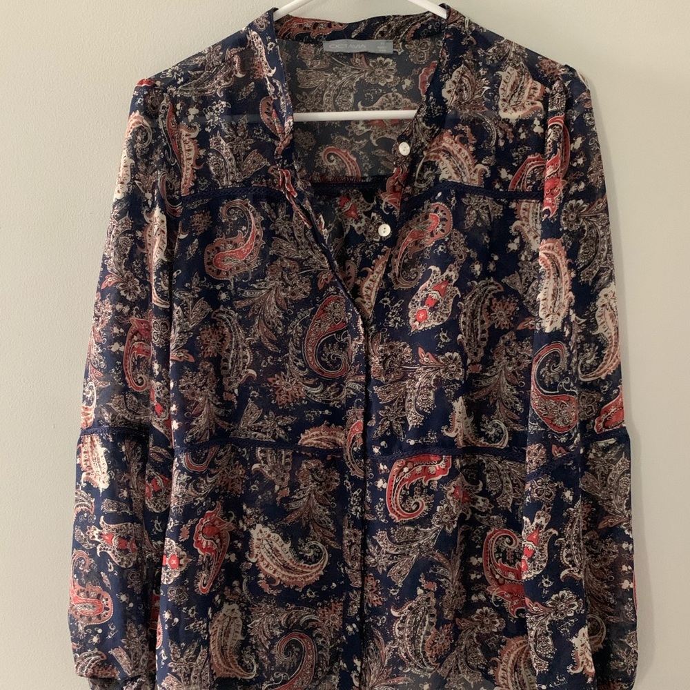 🌷2 for $18🌷paisley printed blouse